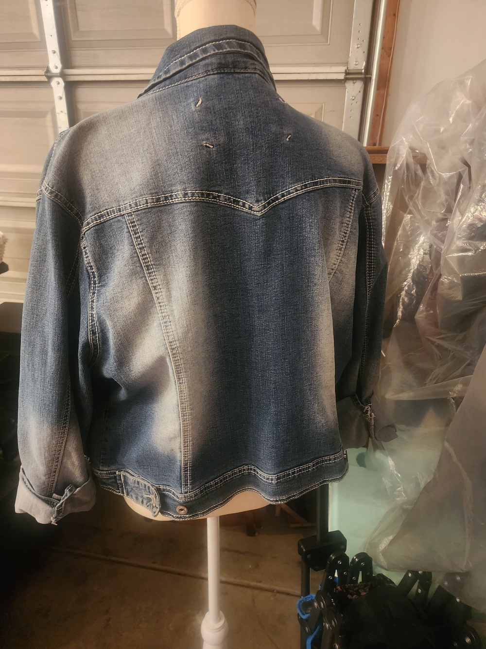 Maurices Faded Blue Wash Jean Jacket